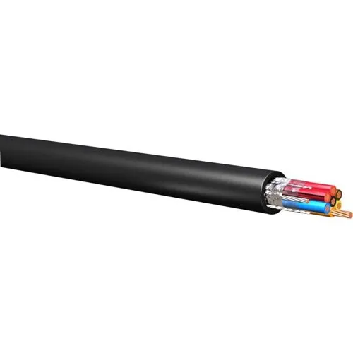 OmniCable HW15201806 HW152 18/6 Stranded Shielded Control Cable, TFN, PVC Nylon, 600V, 1000' (304.8m) Reel, Black