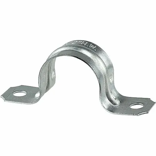 Dottie HW402 Cable Clamp, 3/4" Two-Hole Pipe Strap