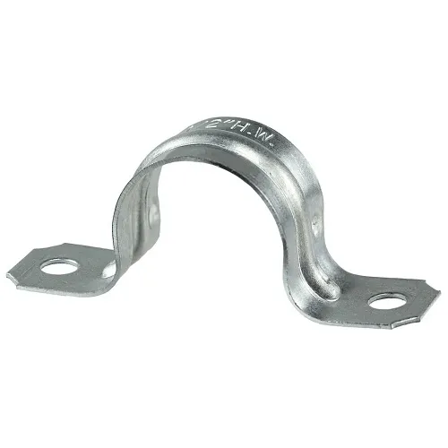 Dottie HW404 Cable Clamp, 1-1/4" Two-Hole Pipe Strap