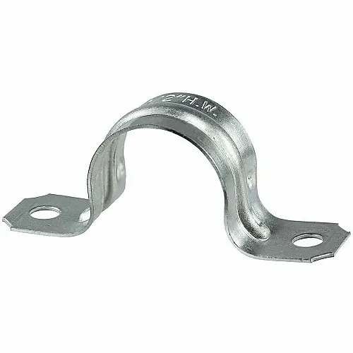 Dottie HW407 Cable Clamp, 2-1/2" Two-Hole Pipe Strap