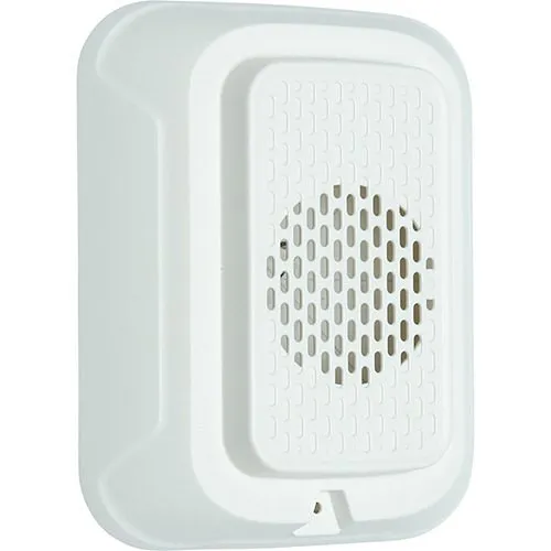 System Sensor HWL-LF L-Series Indoor Selectable Output Low Frequency Sounder, 2-Wire, Wall Mount, no Marking, White