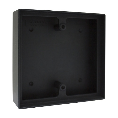 Camden CM-43LP Surface Box, Shallow Depth Provision for Wireless Black Polymer