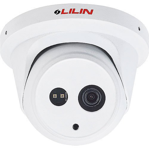 LILIN P2R6552E2-I LILIN P2R6552E2 5MP Vandal Resistant IR Mini Turret IP Camera, 2.8mm Fixed Lens, White