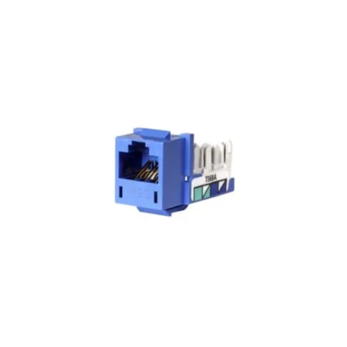 Hubbell HXJ5EB Xcelerator CAT5 Jack, Blue