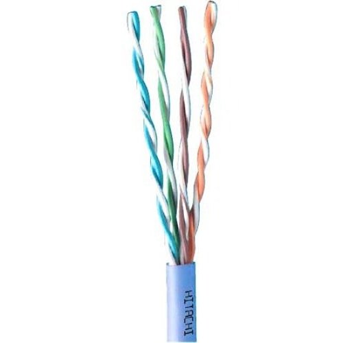 Proterial Cable 39419-8-PK2 CAT5e Plenum Cable, 4/24 Solid BC, UTP, CMP, 1000' (305 m), Reel Box, Pink