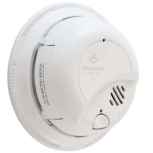 BRK 9120LBL 120V AC/DC Smoke Alarm, 10YR Lithium Battery, Locked Battery Drawer