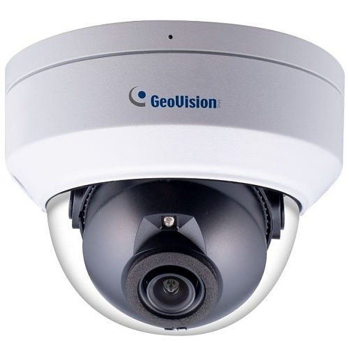 GeoVision 125-TDR2705-2F10 2MP IP Mini Dome Camera, 2.8mm Fixed Lens, Low Lux WDR, White