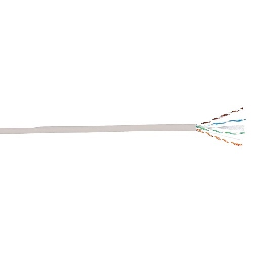 Prysmian 7131801 GenSPEED 6 CAT6 24AWG Plenum Cable, U/UTP, 1000', White