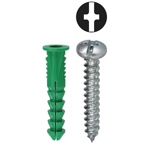 Dottie 3AK #12 Anchor Kit Phillips/Slotted with #123 Red Collara