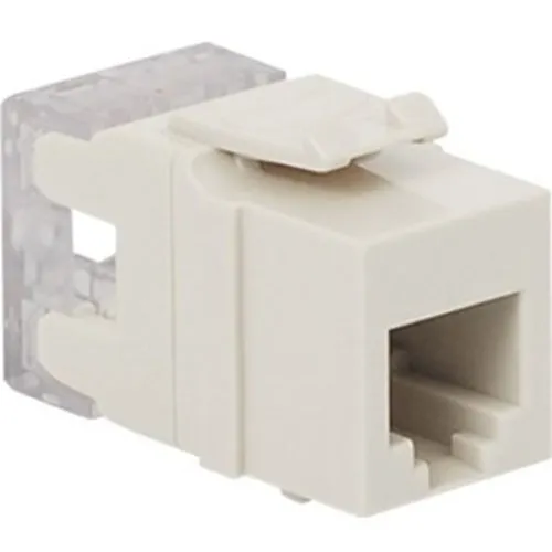 ICC IC1076F0WH Modular Connector, Voice, 6 Position 6 Contact RJ-11, High Definition,  White, 6 Position, White
