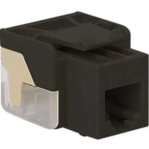 ICC IC1076V0BK Voice RJ11 Keystone Jack for EZ Style, Black