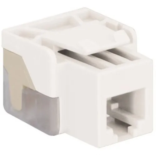 ICC IC1076V0WH Jack, 6 Position 6 Contact, White