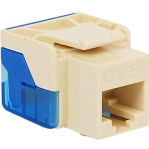 ICC IC1078E5AL CAT5e RJ45 Keystone Jack, EZ Style, Almond