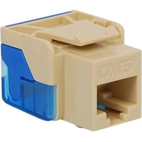 ICC IC1078E5IV CAT5e RJ45 Keystone Jack, EZ Style, White