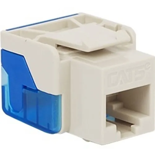 ICC IC1078E5WH CAT5e RJ45 Keystone Jack, EZ Style, White