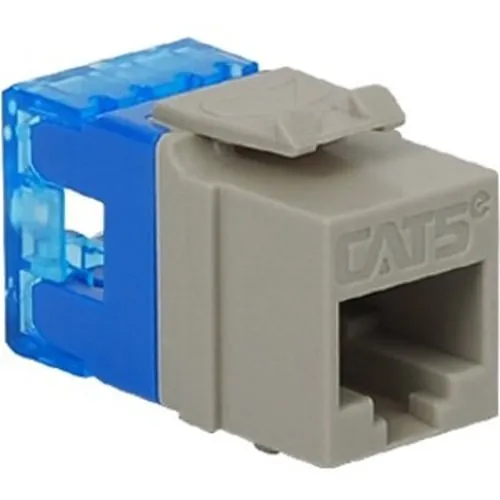 ICC IC1078F5GY CAT5e RJ45 Keystone Jack for HD Style, Gray