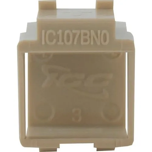 ICC IC107BN0IV Blank Fill-in Insert for HD-Style Ports, 10-Pack, Ivory