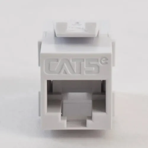 ICC IC107C5EWH CAT5e RJ45 Keystone Coupler in HD Style, White