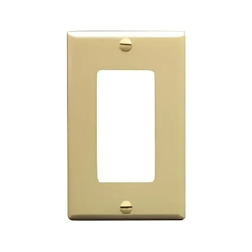 ICC IC107DFSAL Decorex Single-Gang Faceplate, Almond