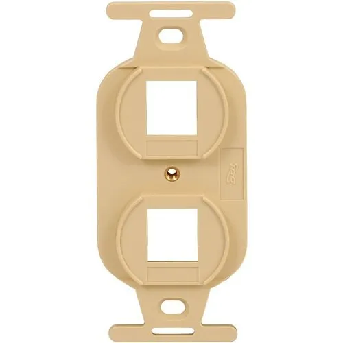 ICC IC107DPIIV Electrical Insert with Ports for EZ HD Style, White