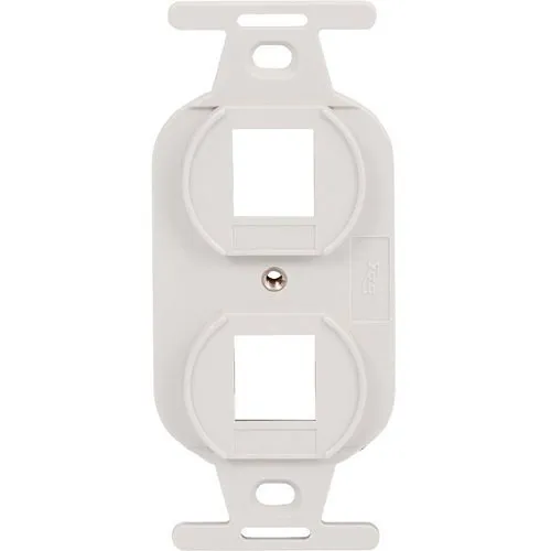 ICC IC107DPIWH Electrical Insert with Ports for EZ HD Style, White