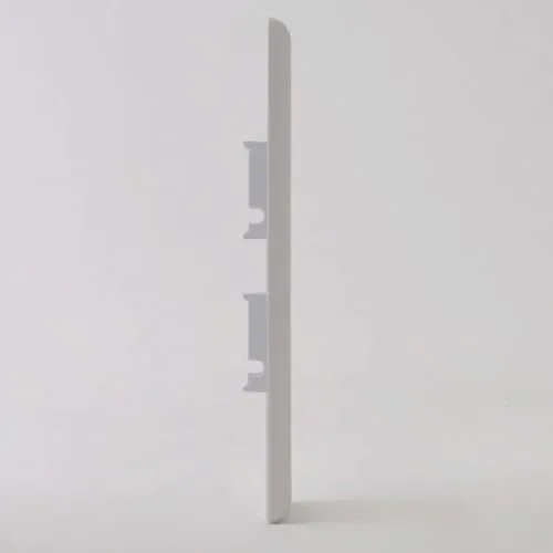 ICC IC107F02BK Classic Faceplate with 2 Ports for EZ / HD Style in Single Gang, Black