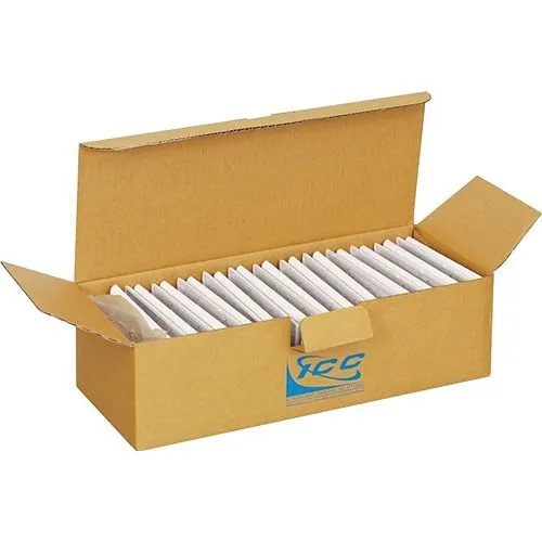 ICC IC107F3CWH Classic Faceplate with Ports for EZ HD Style in Single Gang, 25-Pack, White