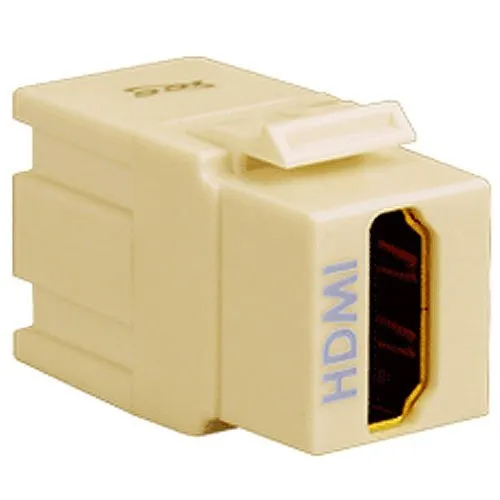 ICC IC107HDMIV HDMI Modular Coupler in HD Style, White