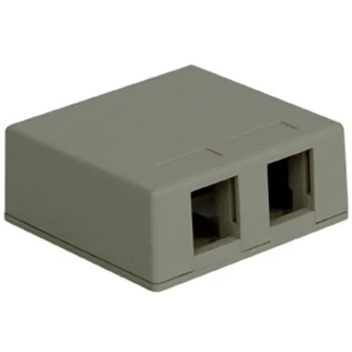 ICC IC107SB2GY Surface Mount Box with Ports, Gray