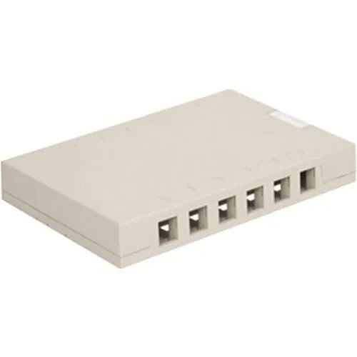 ICC IC107SBTWH Surface Mount Box with 12 Ports, White