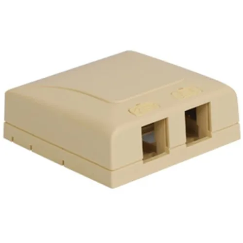 ICC IC108SB2IV Elite Surface Mount Box with Port, White