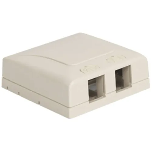 ICC IC108SB2WH Elite Surface Mount Box with Port, White