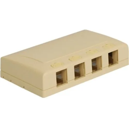 ICC IC108SB4IV Elite Surface Mount Box with Port, White