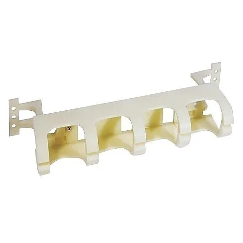 ICC IC110CMBWF 110 Cable Management Block with Feet, Ivory