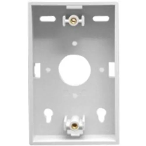 ICC IC250MBSWH Faceplate Mounting Box in Single Gang, White