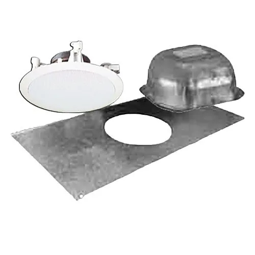 OWI IC570V04TBBC 5.25" 2-Way In-Ceiling Speaker with Tile Bridge and Backcan, 4W, 70V, White