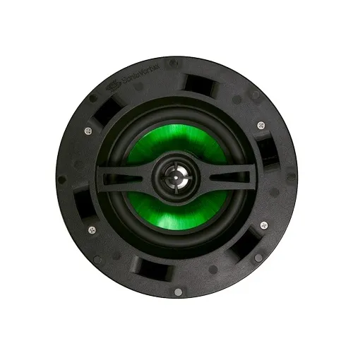 Beale Street IC6-MB 6-1/2" In-Ceiling 2-Way Speaker with 1" Aluminum Dome Pivoting Tweeter