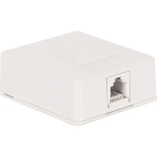 ICC IC625SB6WH Surface Mount Jack, 6P6C, White