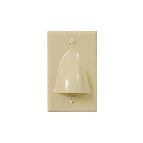 ICC IC640BSSIV Bulk Nose Faceplate in Single Gang, Ivory
