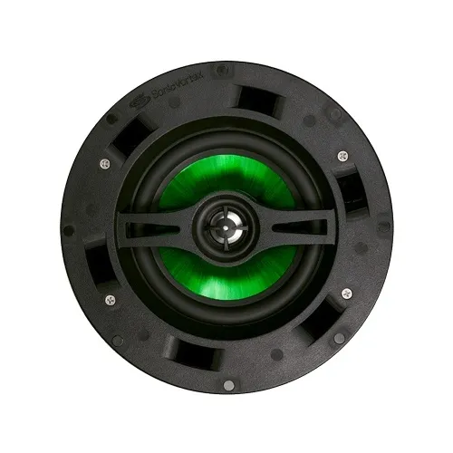 Beale Street IC8-MB 8" In-Ceiling 2-Way Speaker with 1" Aluminum Dome Pivoting Tweeter