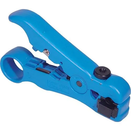 ICC ICACSTSUCD Deluxe Cable Stripper Tool for UTP, STP, and Coax Cable