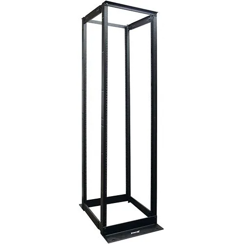 ICC ICCMSR4P84 7' Adjustable Distribution Rack with Posts, 84" x 19" x 27-32" D, 45U RMS