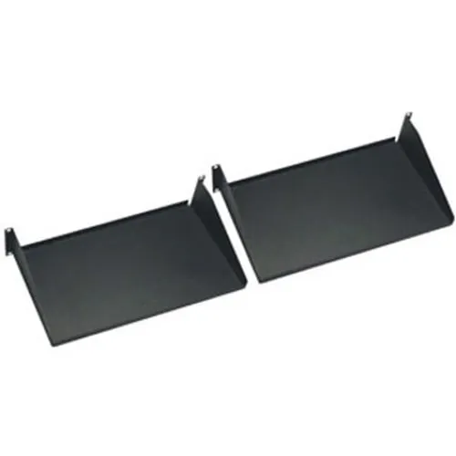 ICC ICCMSRSFC1 Single-Sided Rack Shelf, 10" Deep, 2U RMS, 2-Pack