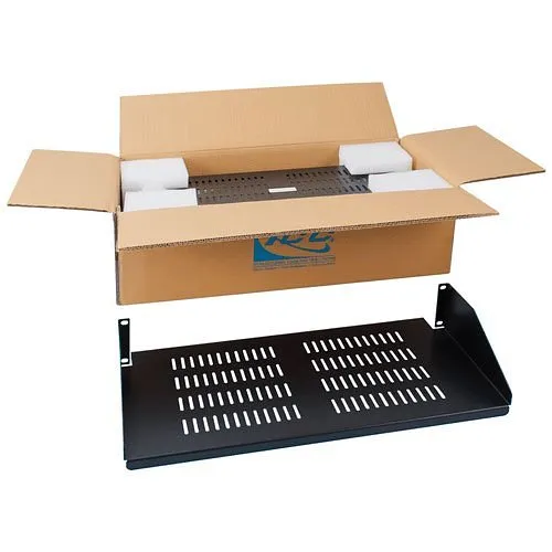 ICC ICCMSRSVC1 Rack Shelf, 10" Single Vented, 2rms, 2pk