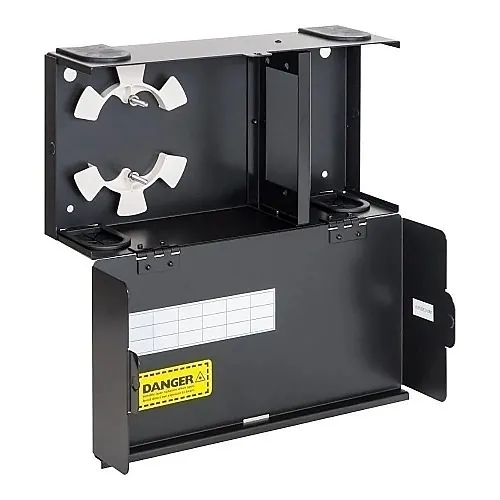 ICC ICFODE21WH Rack Accessory, Wall Enclosure, High Density Fiber, 2-Slots, Single