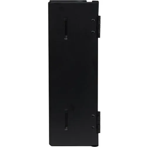 ICC ICFODE41WM Mounting Box For Fiber Optic Cassette, Adapter Panel - Black Powder Coat