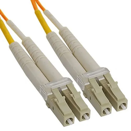 ICC ICFOJ1M307 LC Duplex Multimode 62.5/125 (OM1) Fiber Optic Patch Cable in Orange, 23' (7 m)