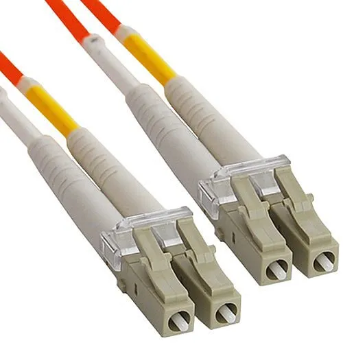 ICC ICFOJ1M701 LC Duplex Multimode 50/125 (OM2) Fiber Optic Patch Cable in Orange, 3' (1 m)