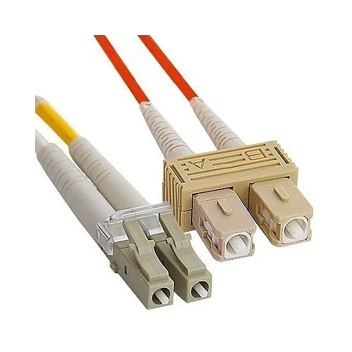 ICC ICFOJ2M307 LC-SC Duplex Multimode 62.5/125 (OM1) Fiber Optic Patch Cable, m, Orange