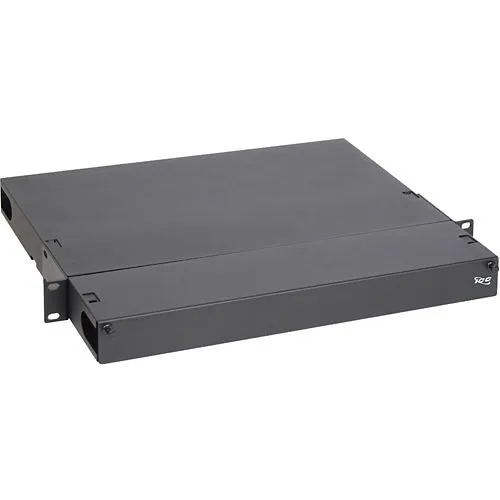 ICC ICFORE31RM Classic Fiber-Optic Rack Mount Enclosure with Slots for LGX Compatible Adapter Panels or Cassette, 72 Fibers, 1U RMS